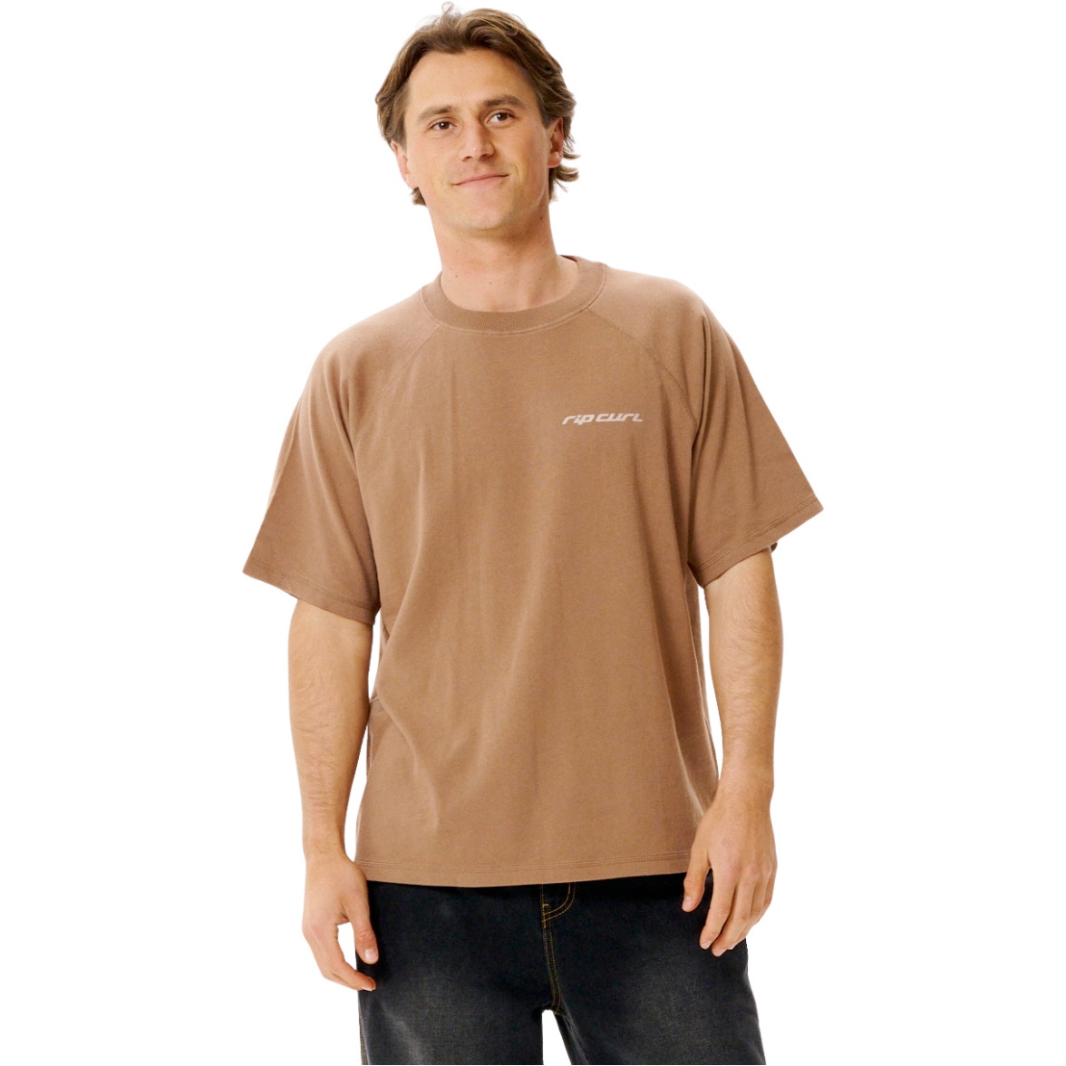 2026 Rip Curl Herre Indre Visioner Pisket Tee 0XBMTE - Mocha